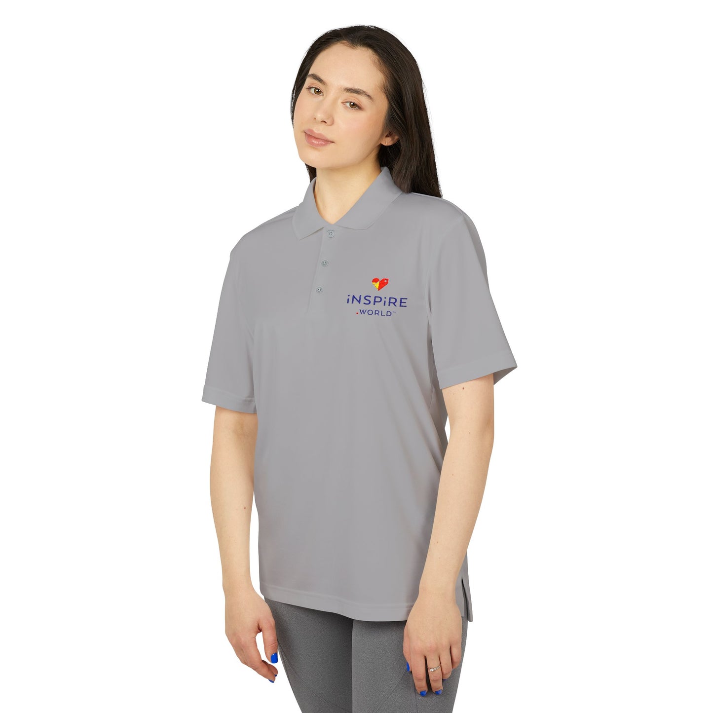 Inspire.World adidas Unisex Performance Polo