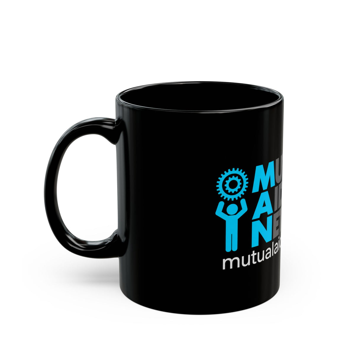 Mutual Aid Network Black Mug (11oz, 15oz)