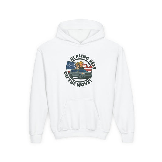 Healing Vets on the Move Youth Heavy Blend Hooded Sweatshirt