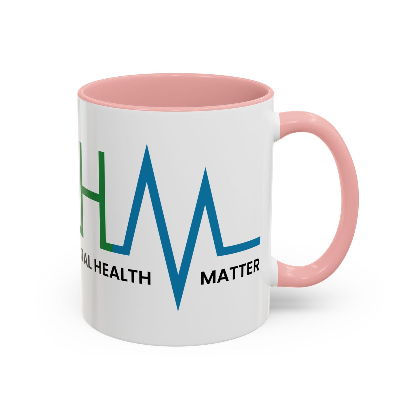 Make Mental Health Matter Accent Coffee Mug (11oz)