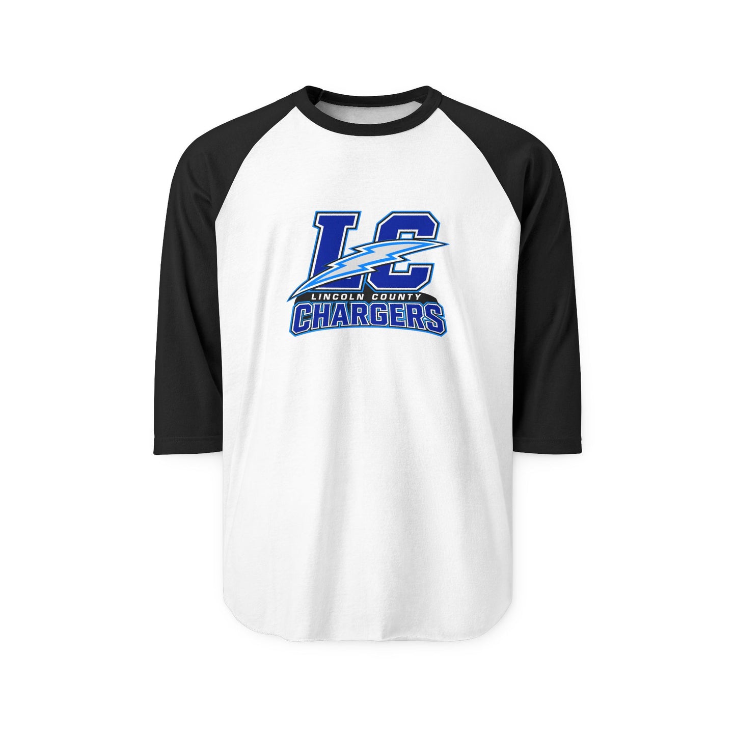 LC Chargers Unisex Three-Quarter Sleeve Raglan Shirt