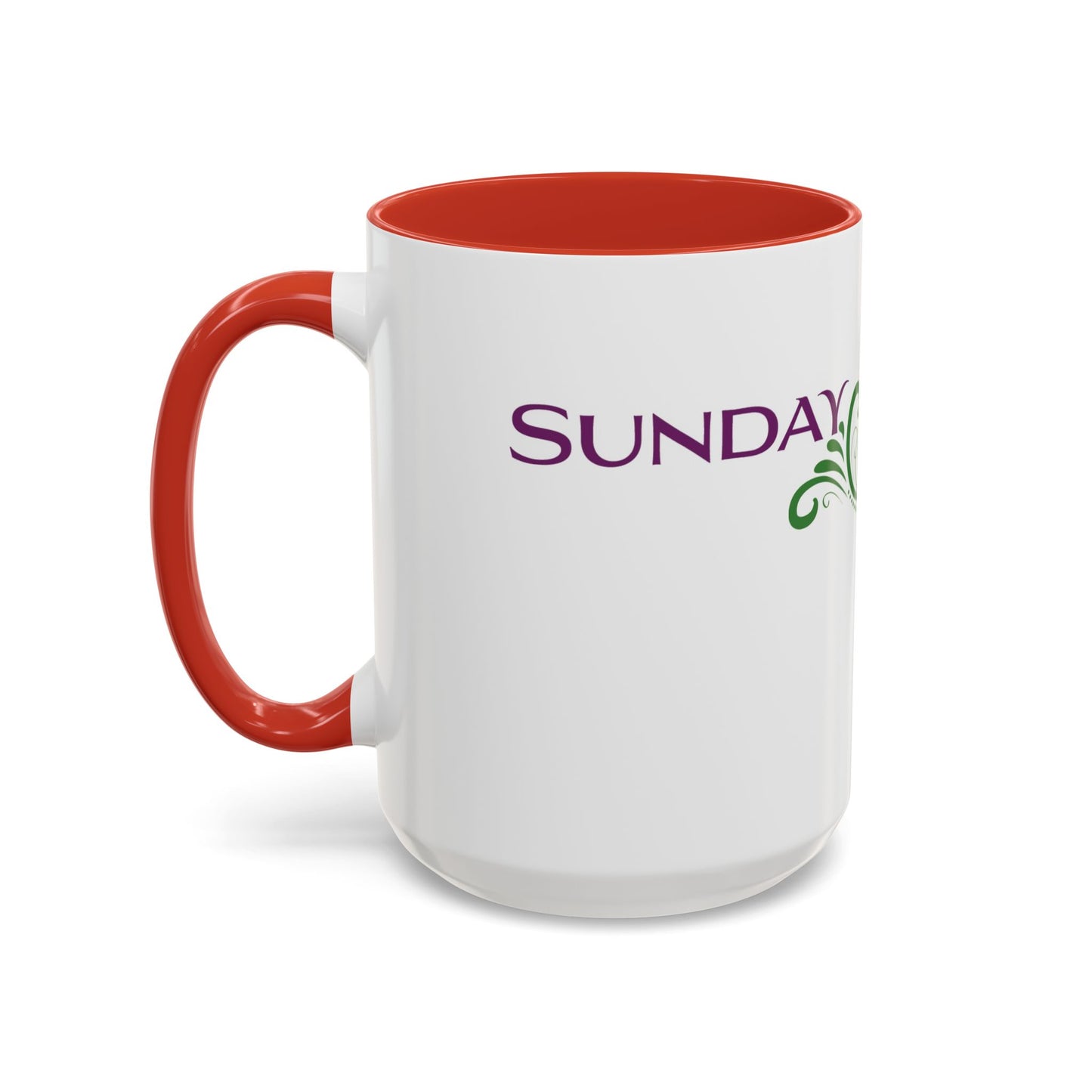 Sunday Baroque Accent Coffee Mug (11, 15oz)