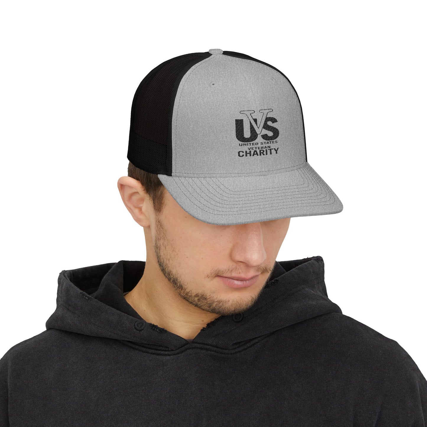 US Veterans Charity Snapback Trucker Cap (Embroidery)