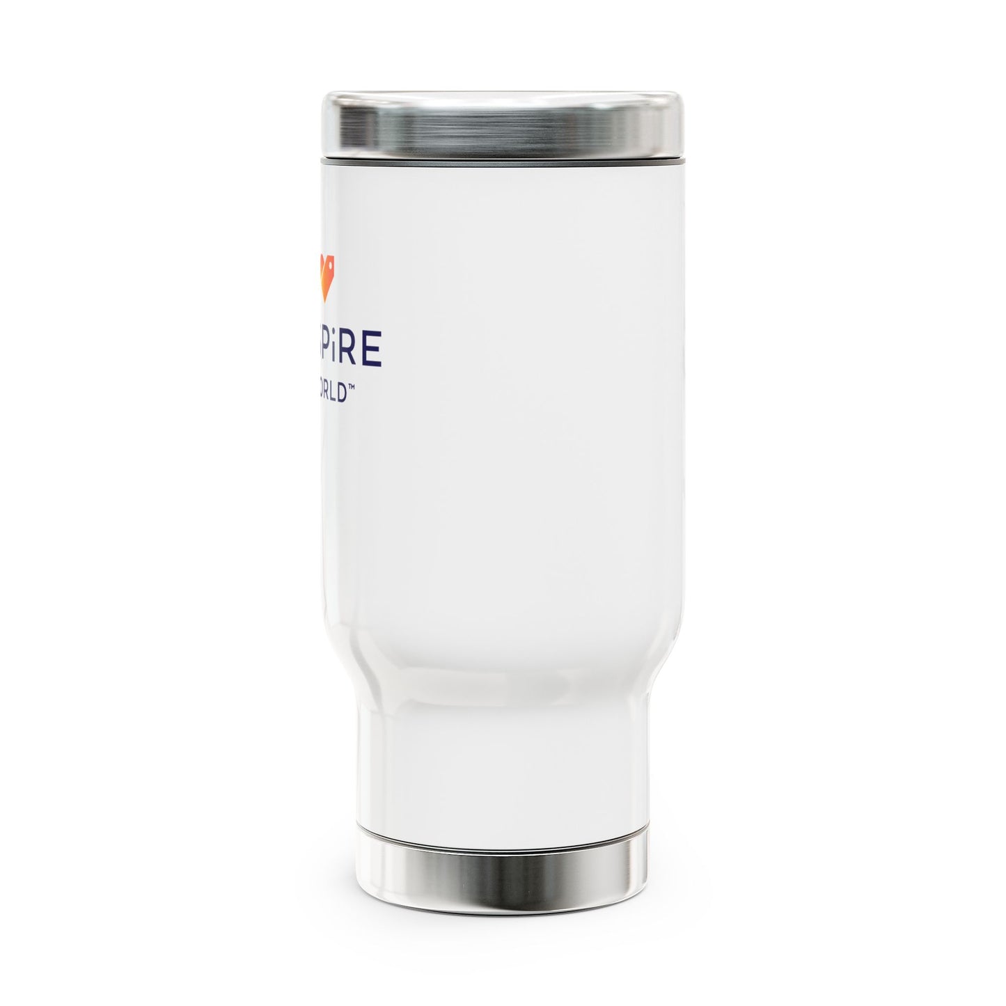 Inspire.World Stainless Steel Travel Mug with Handle, 14oz