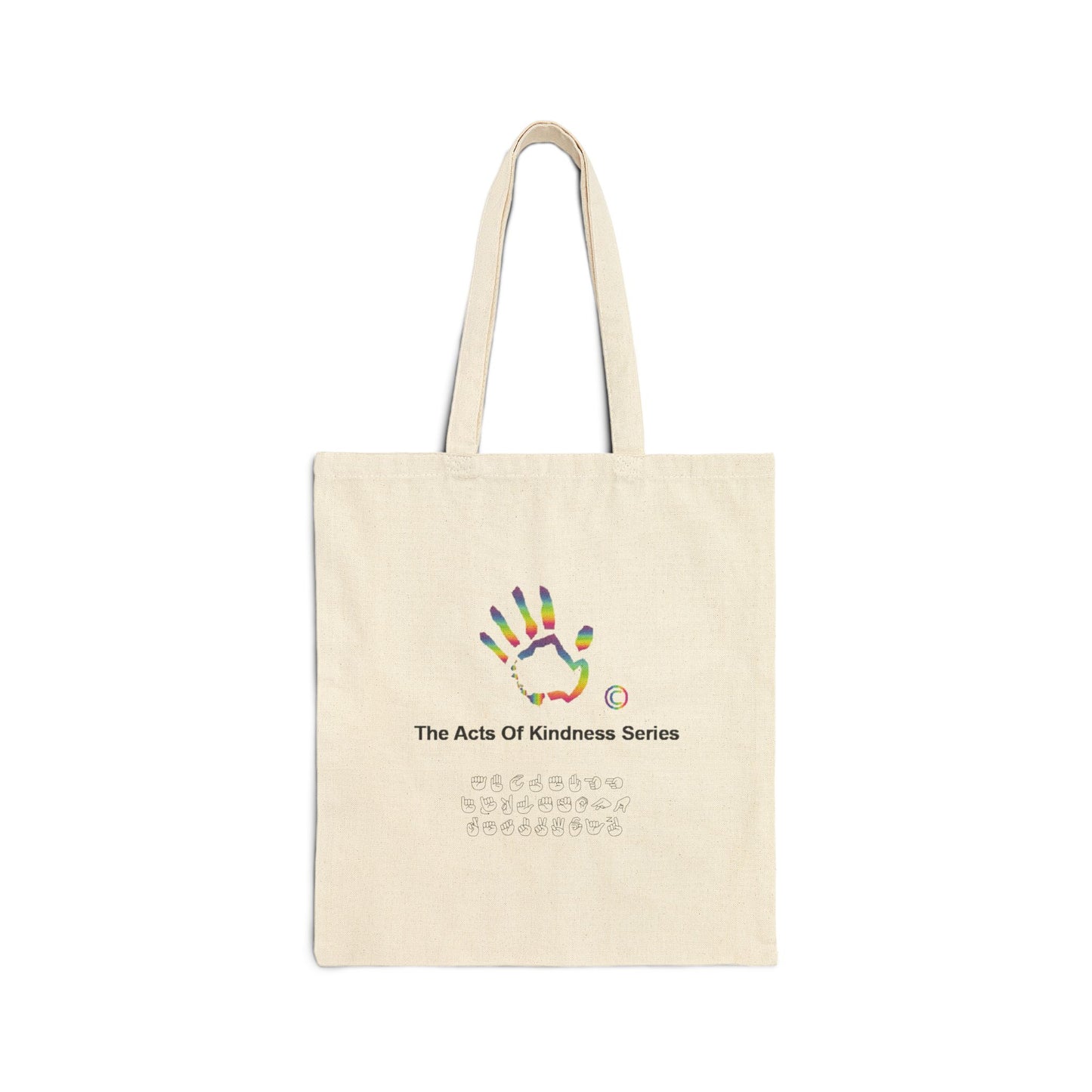Acts of Kindness Series Cotton Canvas Tote Bag