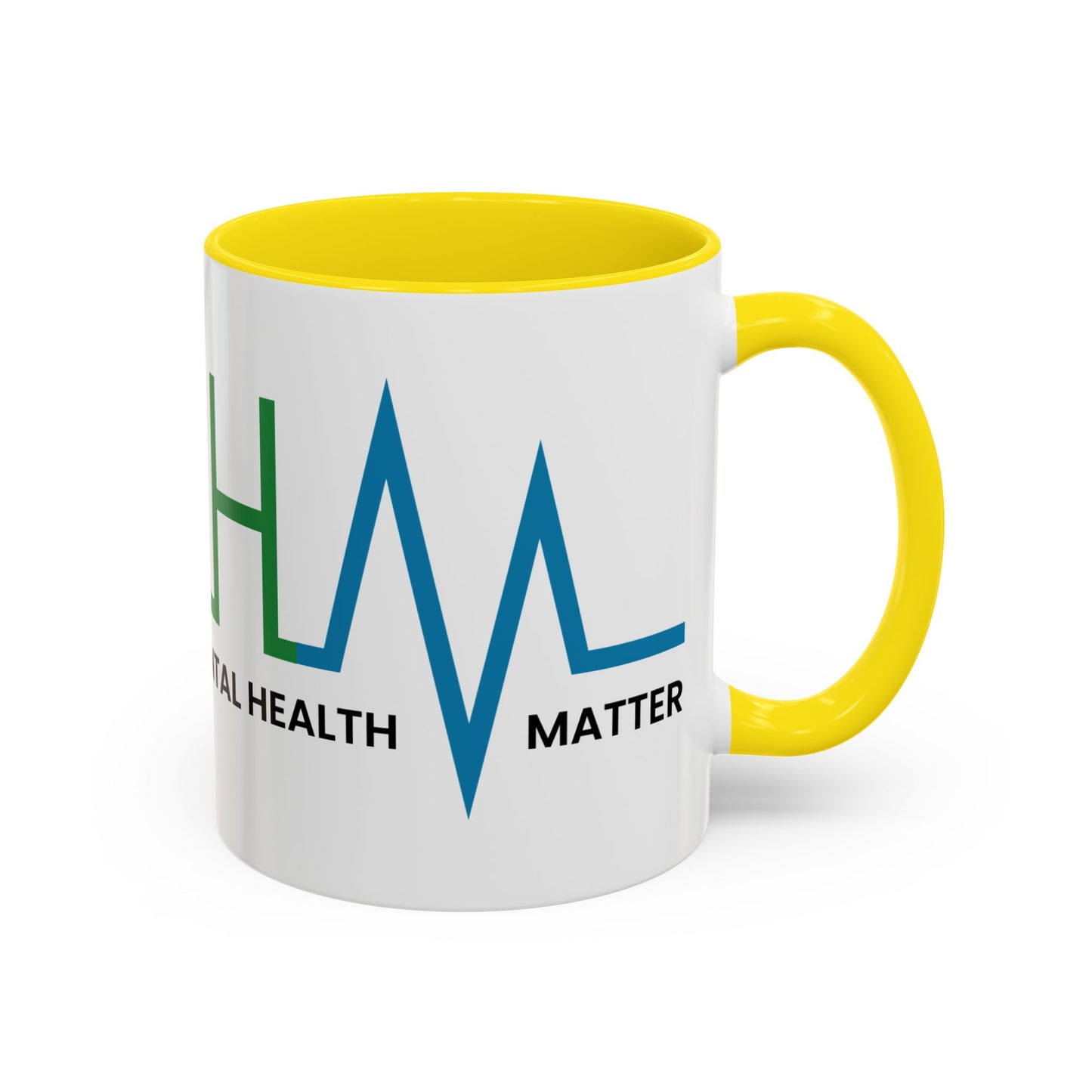 Make Mental Health Matter Accent Coffee Mug (11oz)