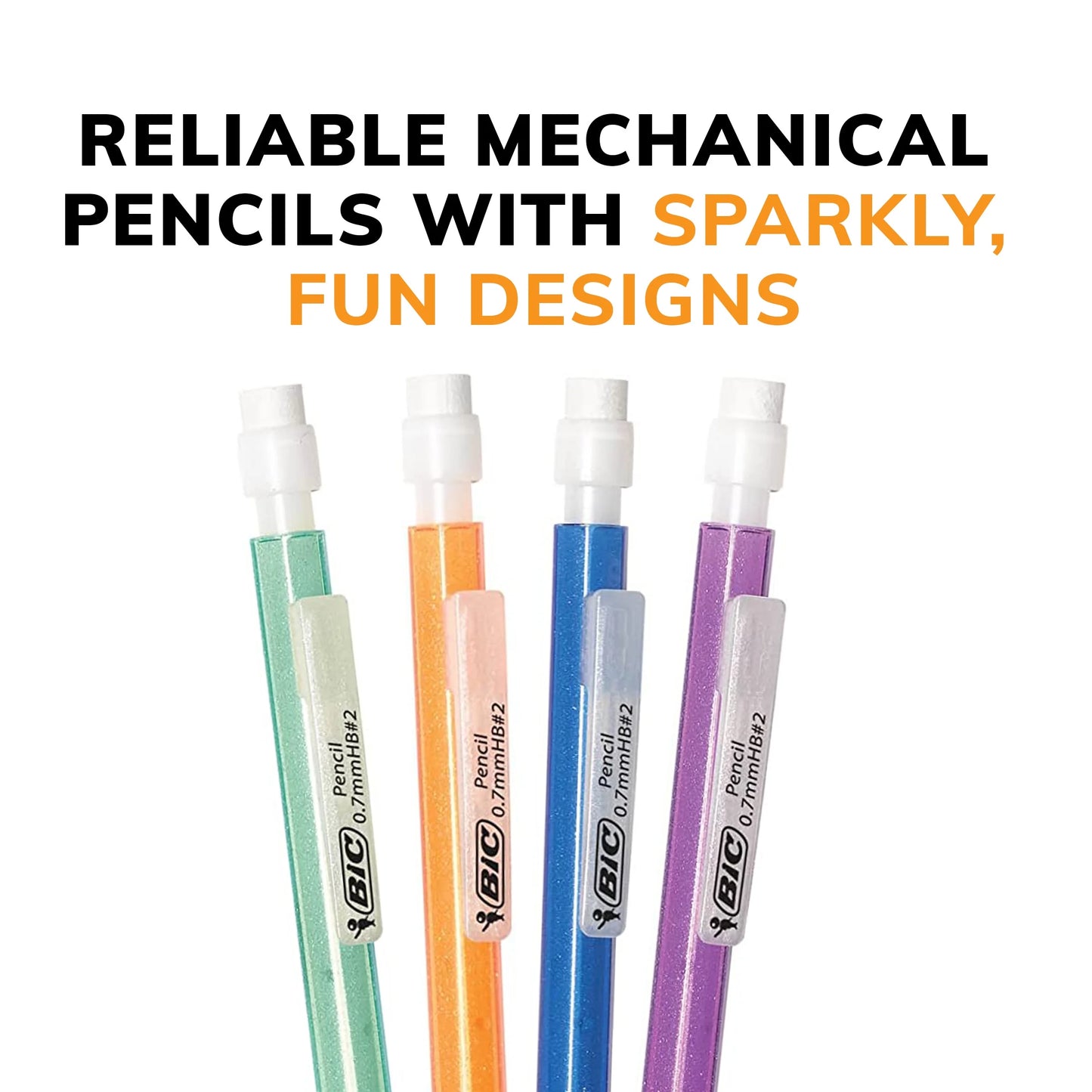 Xtra Sparkle Mechanical Pencil, 0.7 Mm, 24 Count