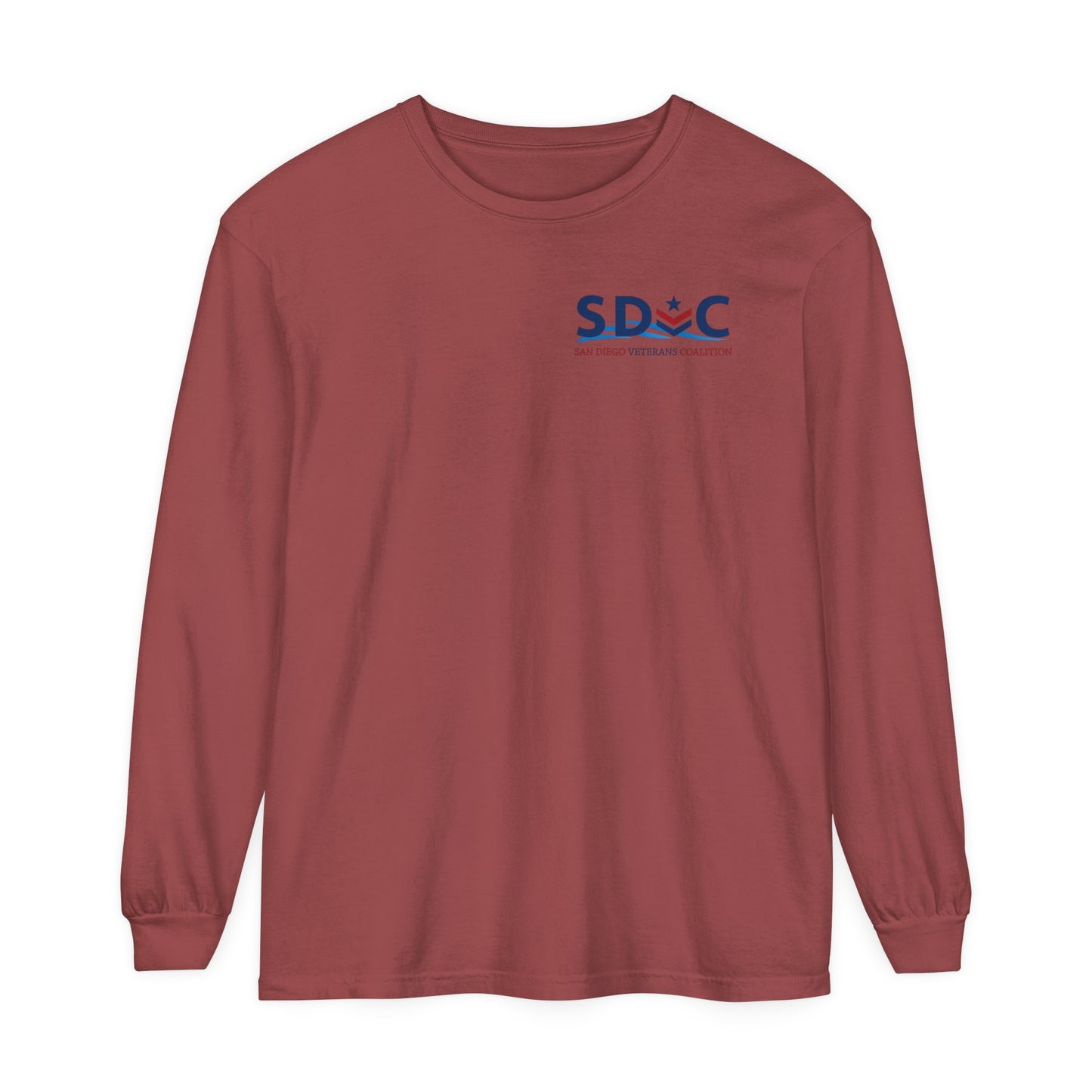 SDVC Unisex Garment-dyed Long Sleeve T-Shirt