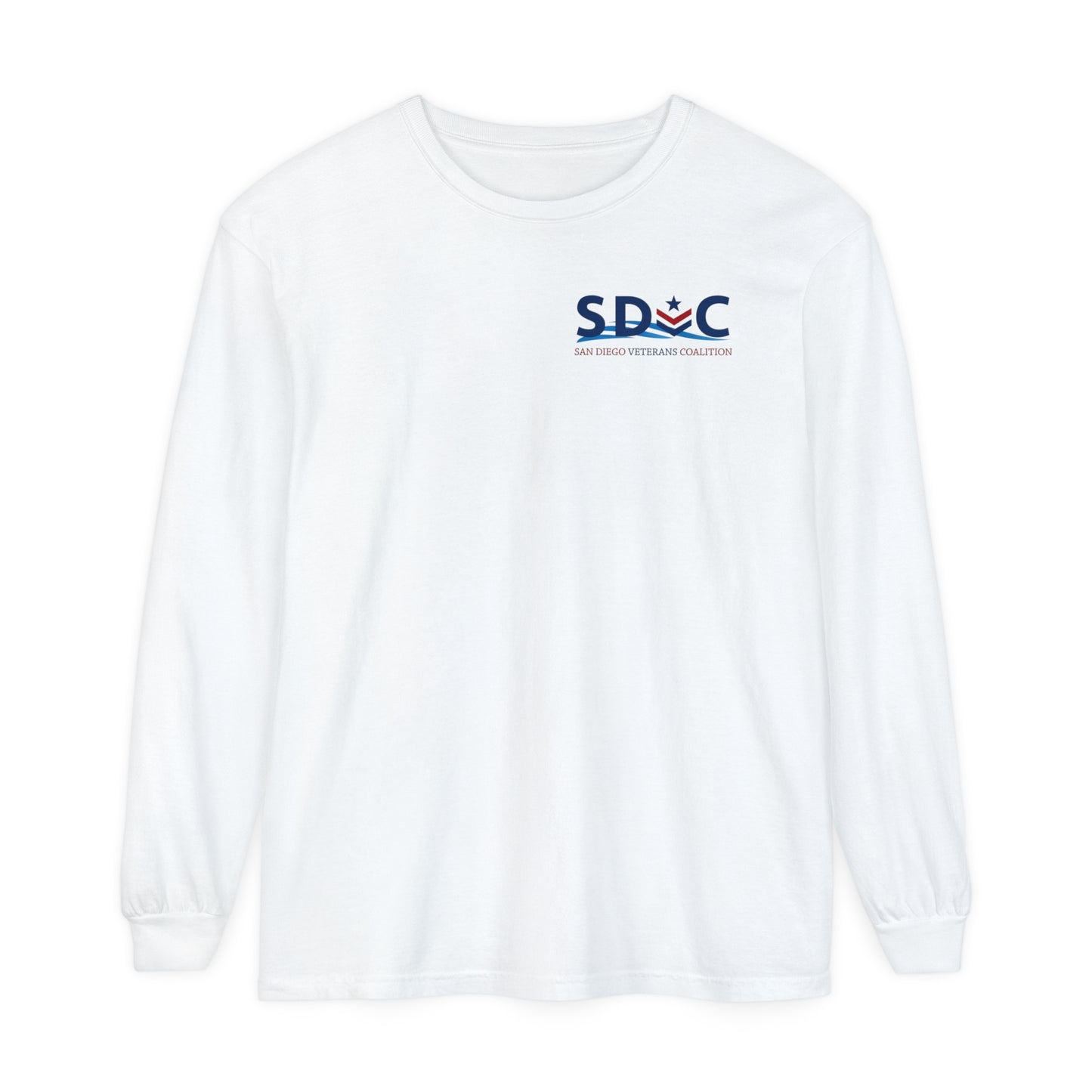 SDVC Unisex Garment-dyed Long Sleeve T-Shirt