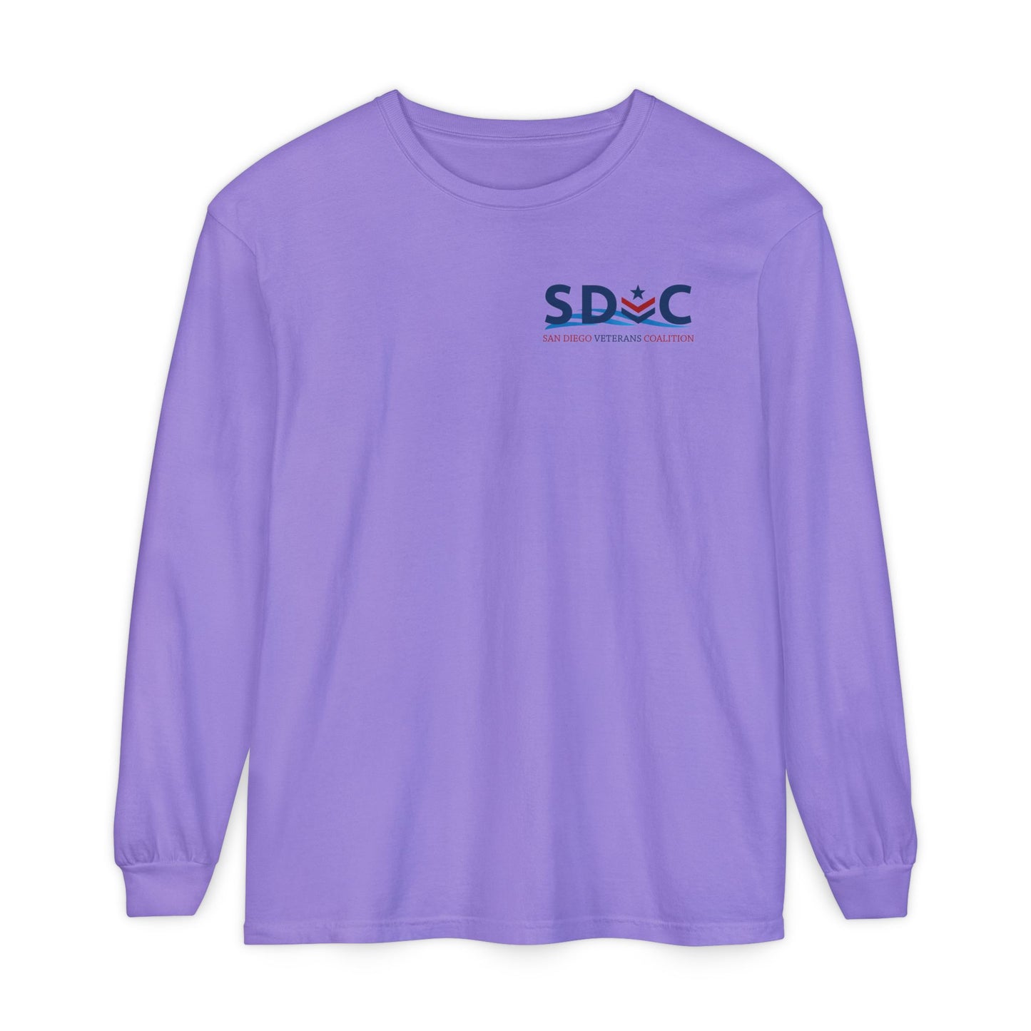 SDVC Unisex Garment-dyed Long Sleeve T-Shirt