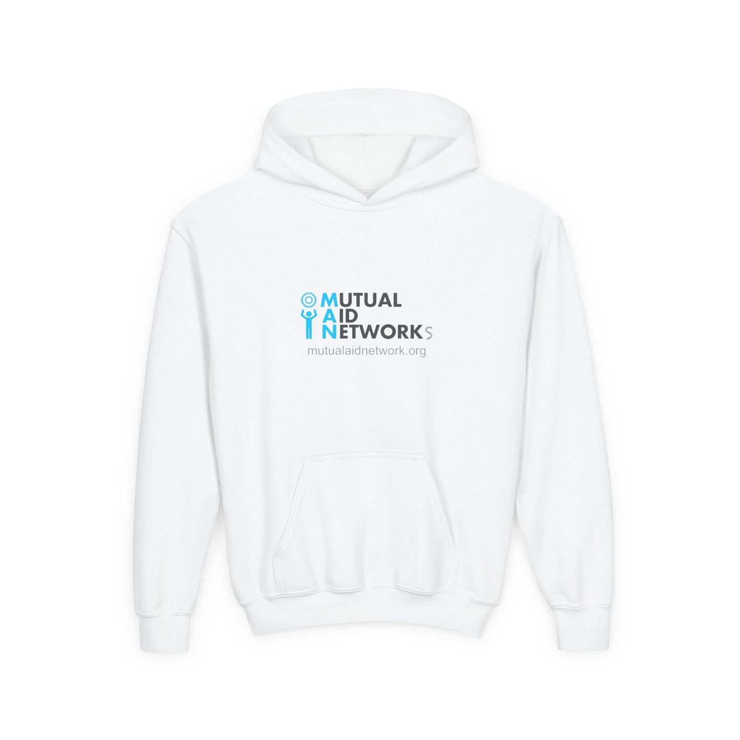 Mutual Aid Network Youth Heavy Blend Hooded Sweatshirt