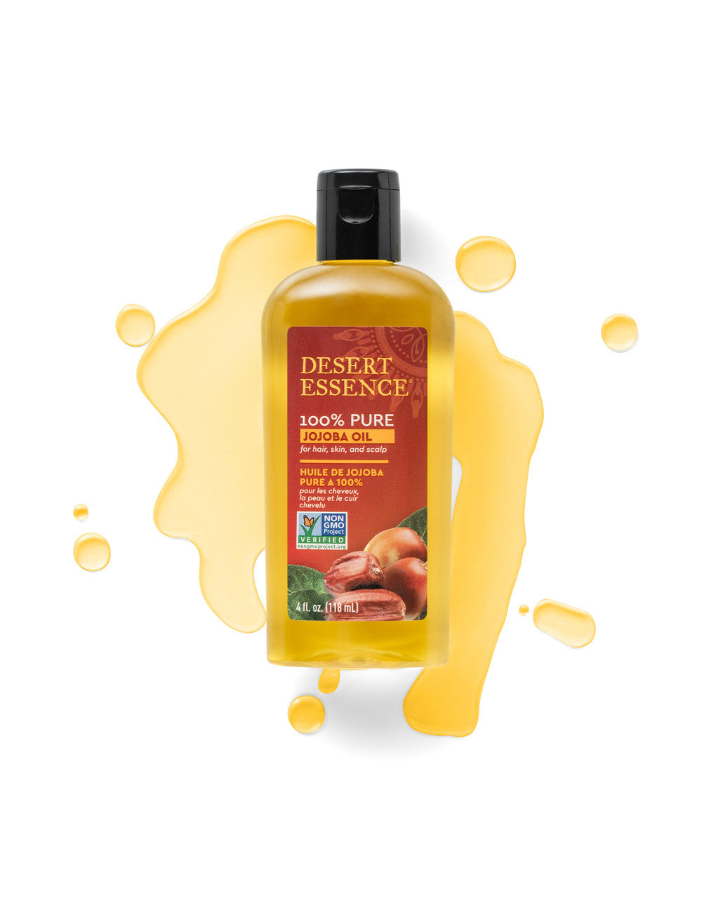 Desert Essence Jojoba Oil 100% Pure (1x4 Oz)