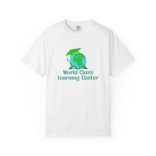 World Class Learning Center Unisex Garment-Dyed T-shirt