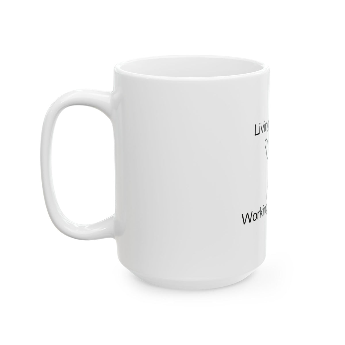 Mutual Aid Network Human Ceramic Mug, (11oz, 15oz)