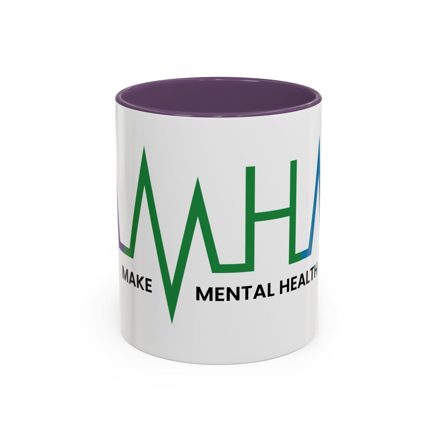 Make Mental Health Matter Accent Coffee Mug (11oz)