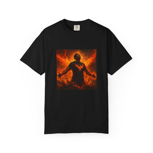 The Rise of the Phoenix Festival Unisex Garment-Dyed T-shirt