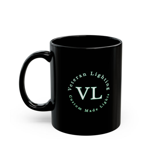 Veteran Lighting Black Mug (11oz, 15oz)