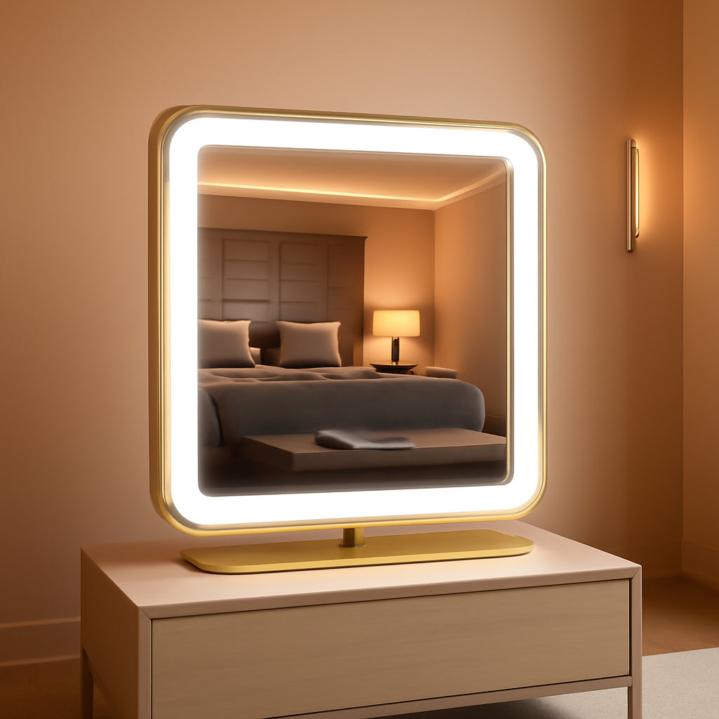 Vanity Mirror With LED Lighting 22x19Inches Edition