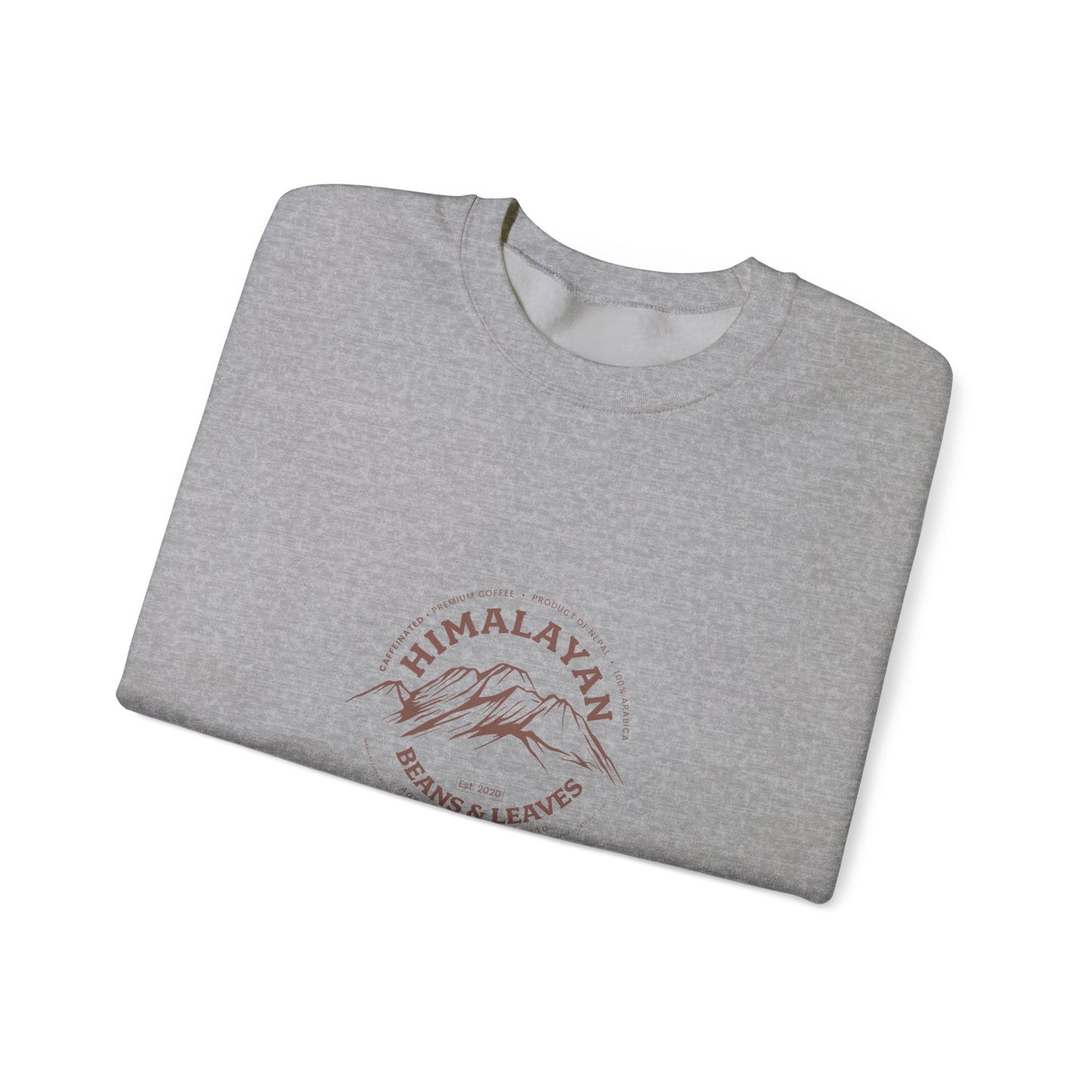 Himalayan Beans & Leaves Unisex Heavy Blend™ Crewneck Sweatshirt