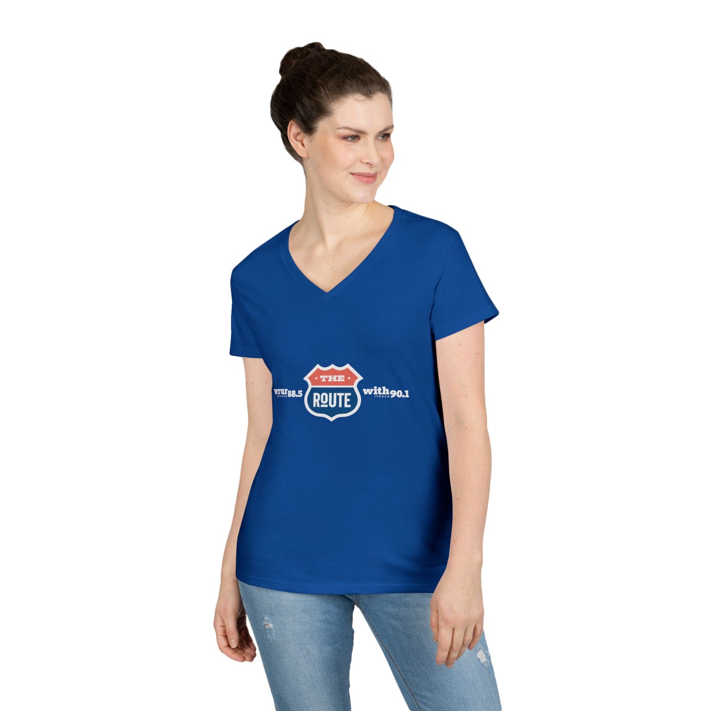 The Route Ladies' V-Neck T-Shirt