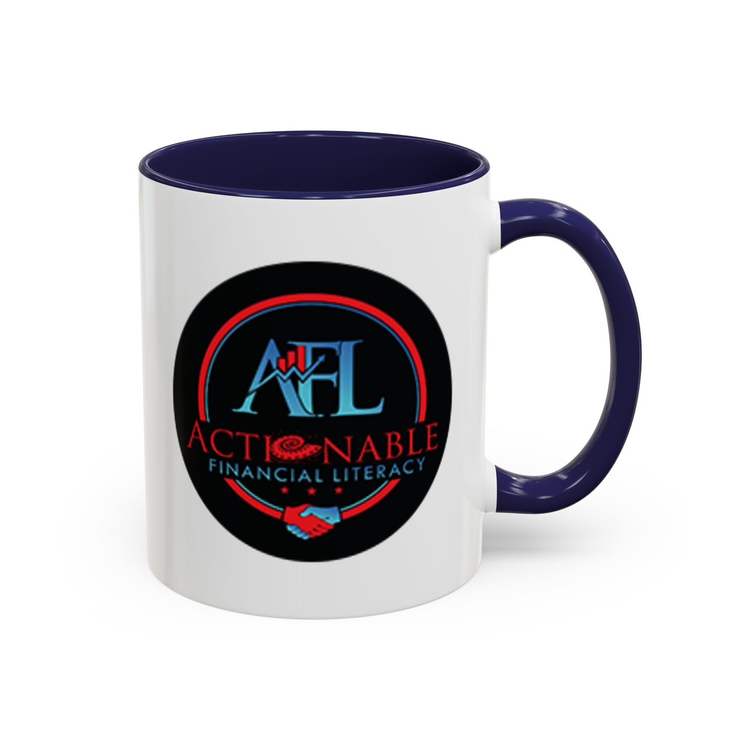 Actionable Financial Literacy Center Accent Coffee Mug (11oz)