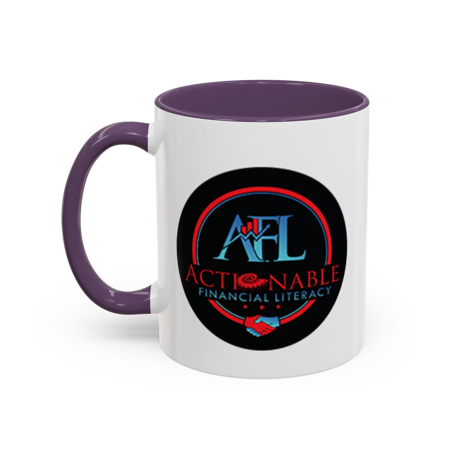 Actionable Financial Literacy Center Accent Coffee Mug (11oz)