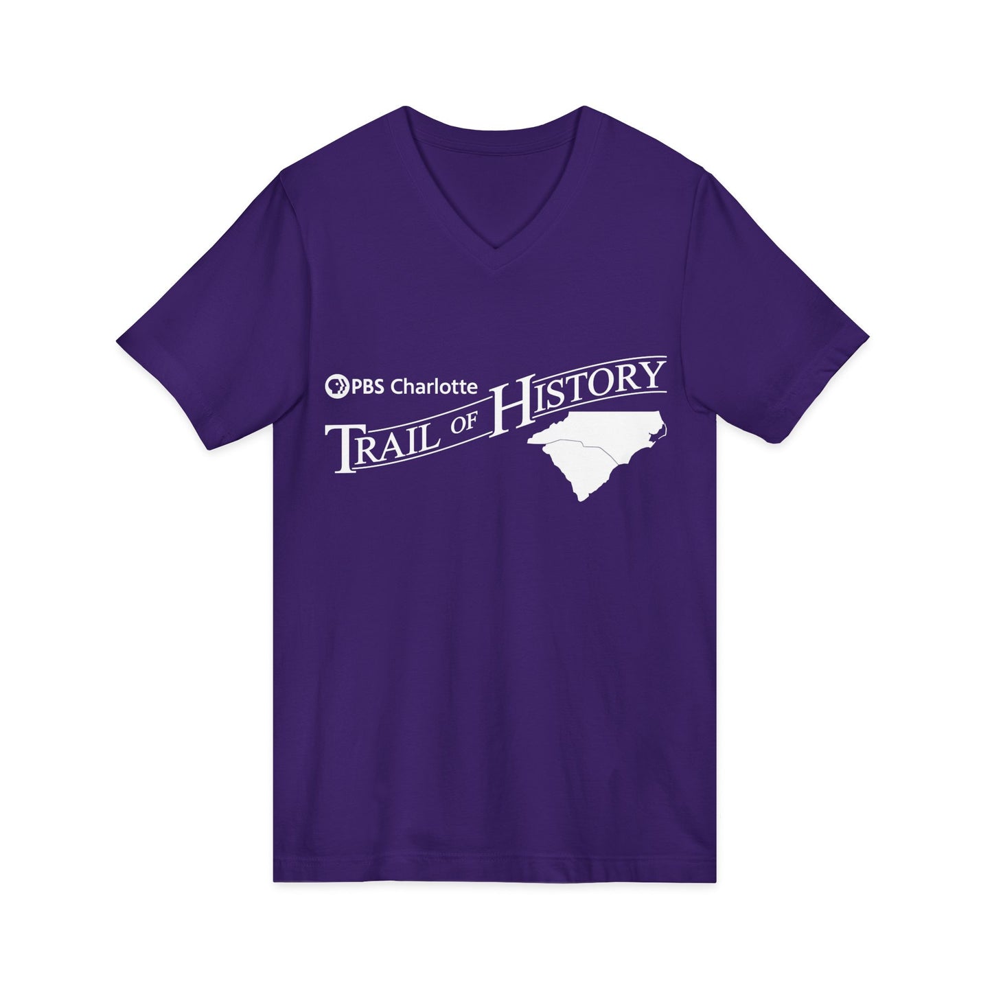 PBS Charlotte TOH Unisex Jersey Short Sleeve V-Neck Tee