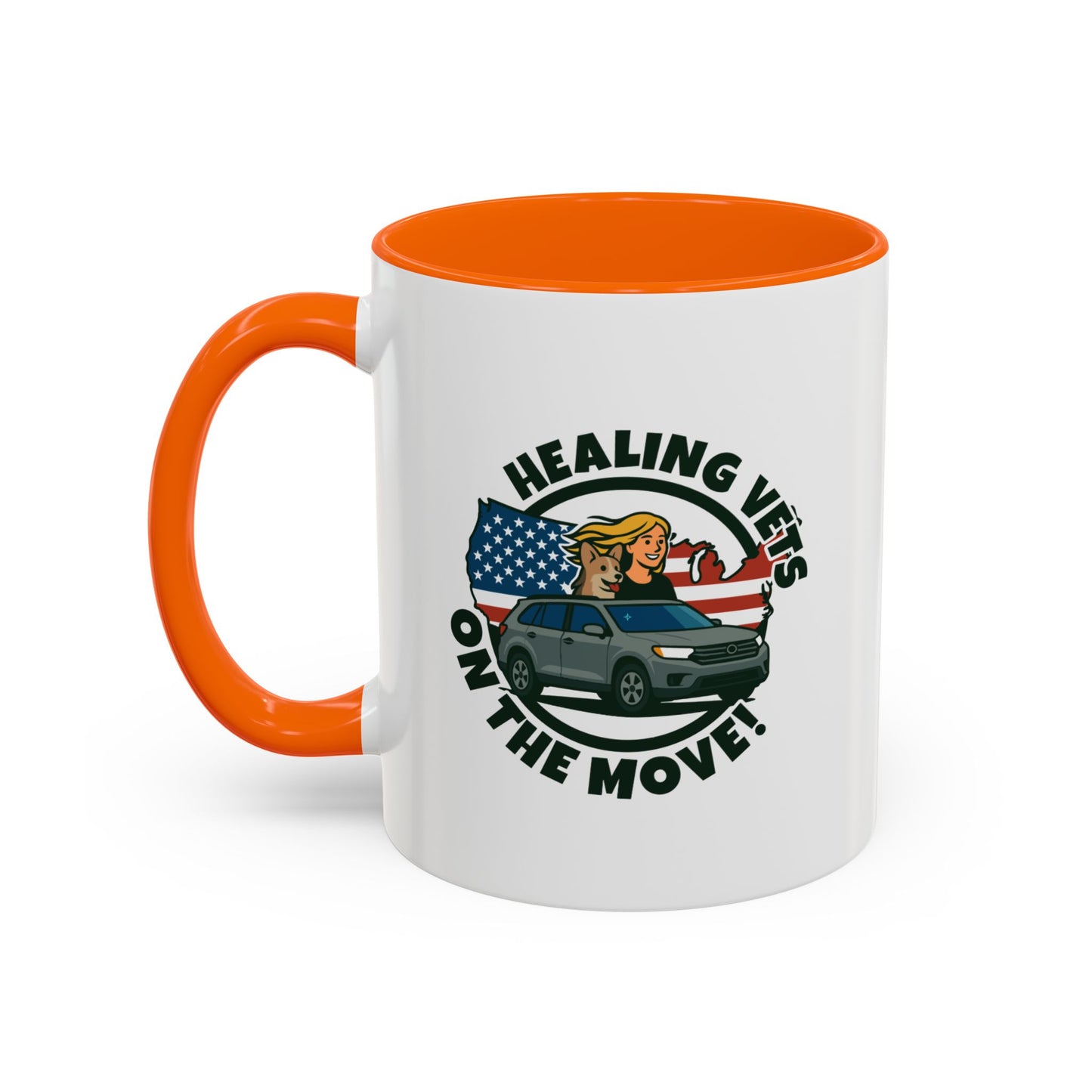 Healing Vets on the Move Accent Coffee Mug (11, 15oz)