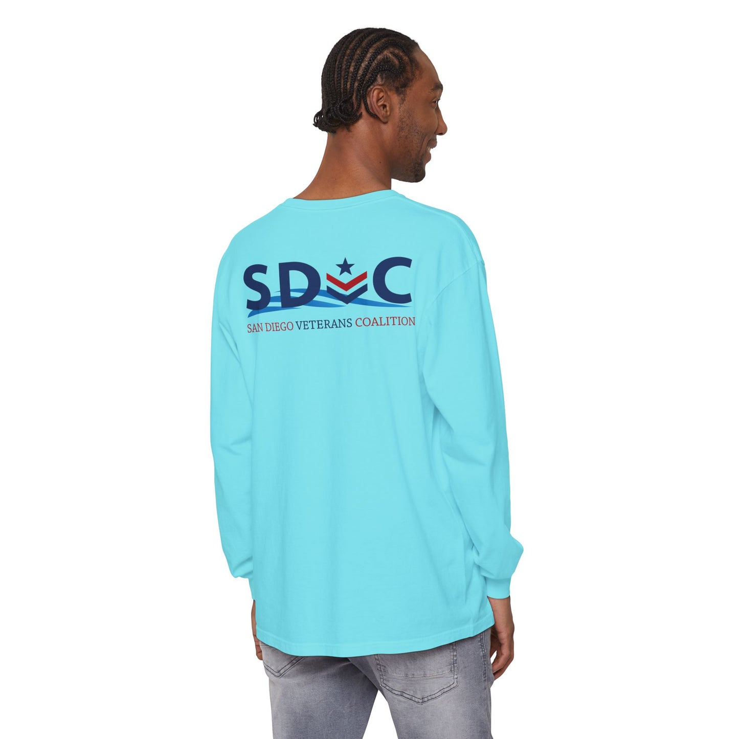 SDVC Unisex Garment-dyed Long Sleeve T-Shirt