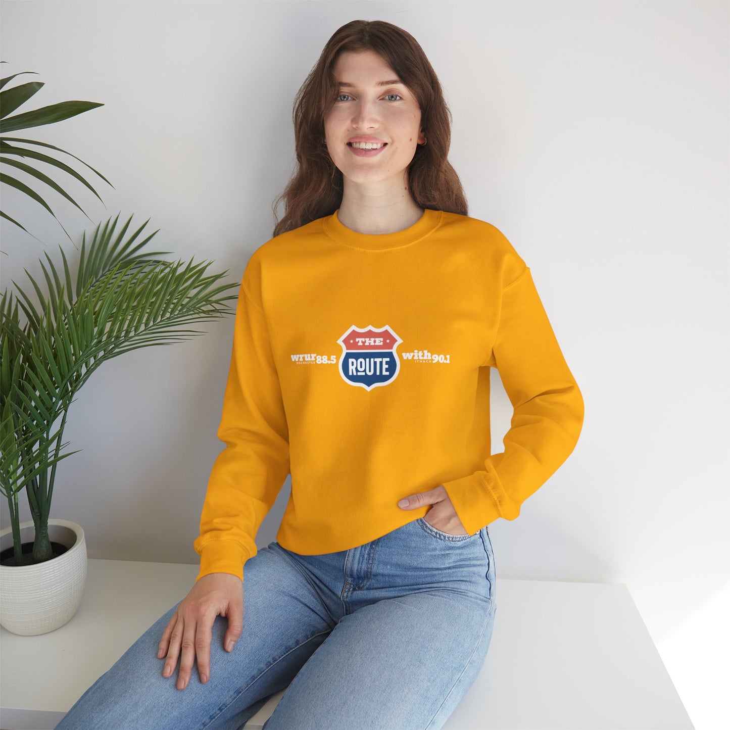 The Route Unisex Blend™ Crewneck Sweatshirt