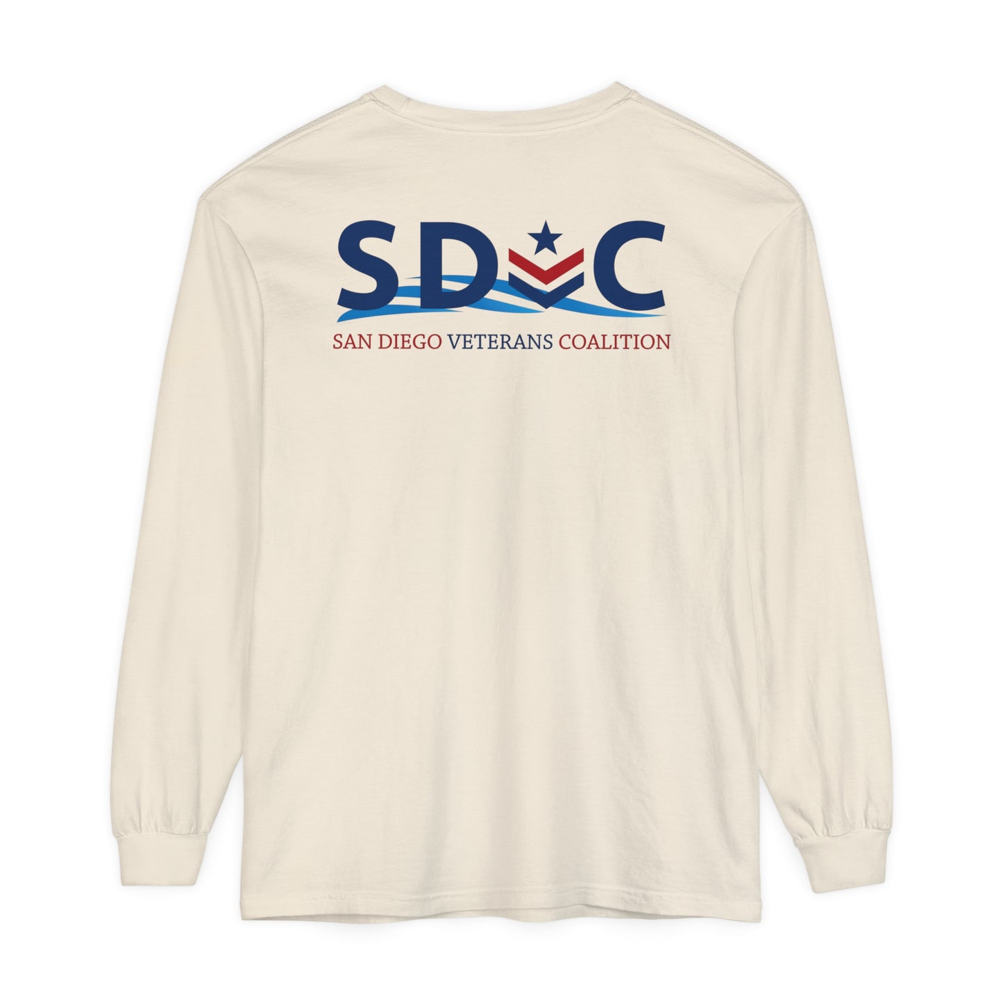 SDVC Unisex Garment-dyed Long Sleeve T-Shirt