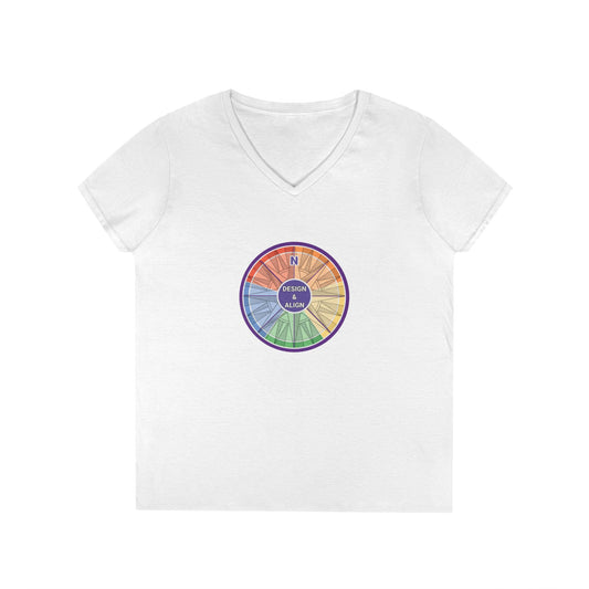 Design and Align Legacy Group Ladies' V-Neck T-Shirt