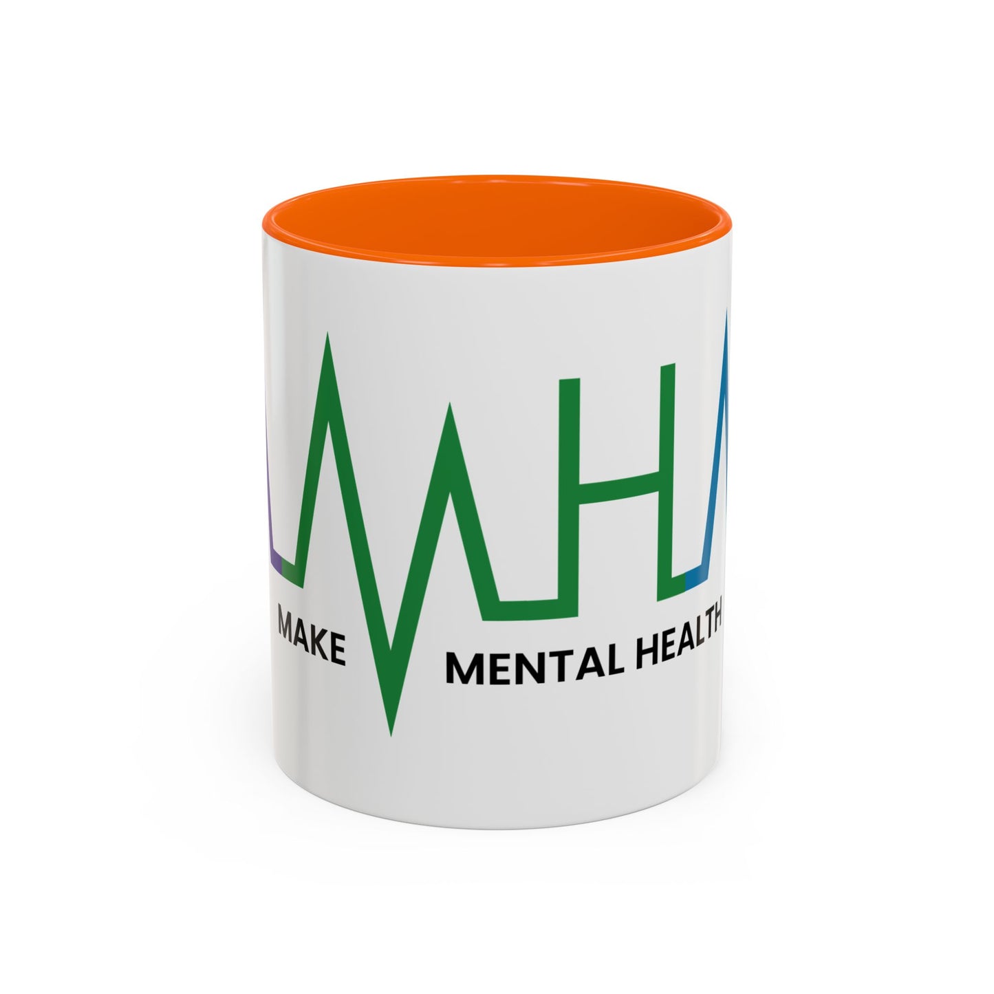 Make Mental Health Matter Accent Coffee Mug (11oz)