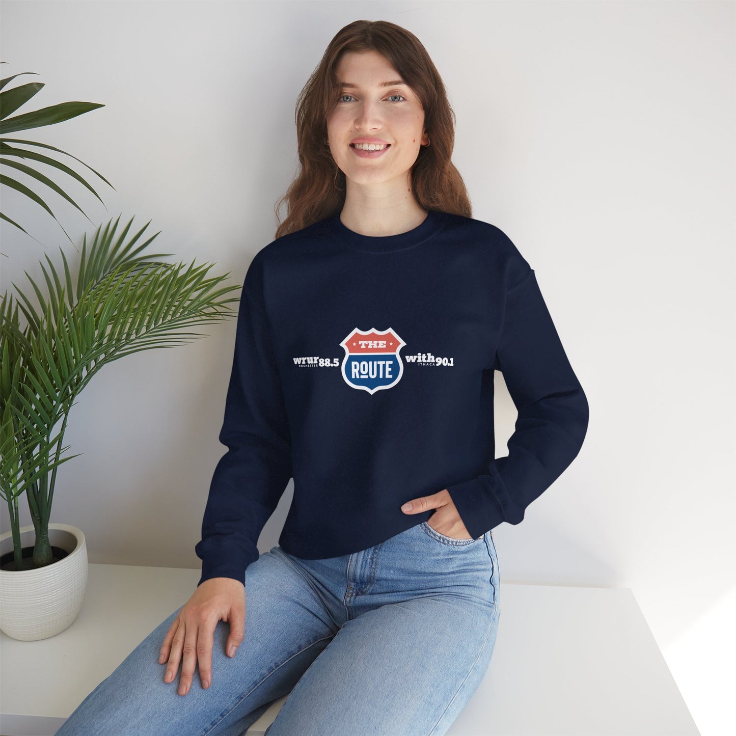 The Route Unisex Blend™ Crewneck Sweatshirt