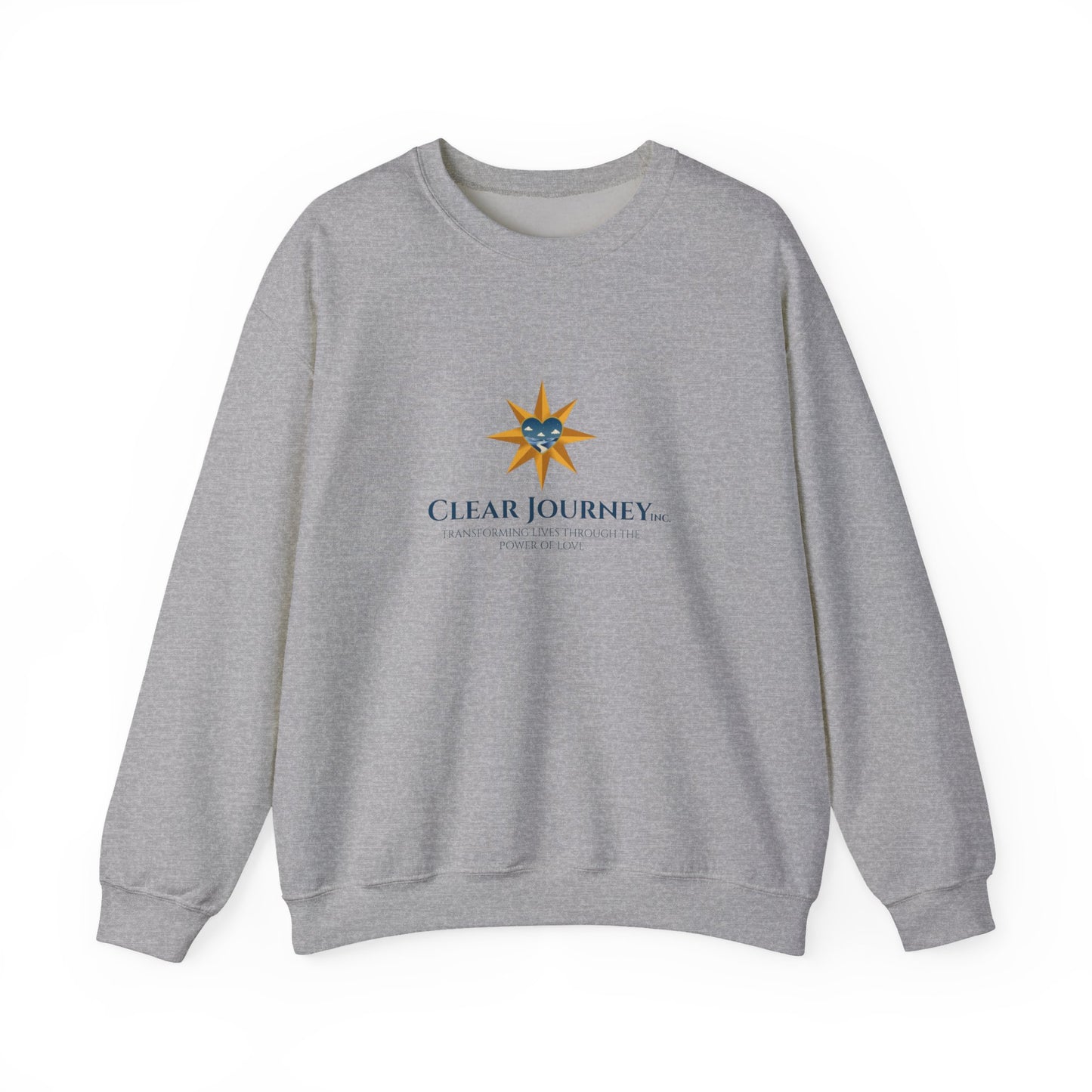 Clear Journey Unisex Heavy Blend™ Crewneck Sweatshirt