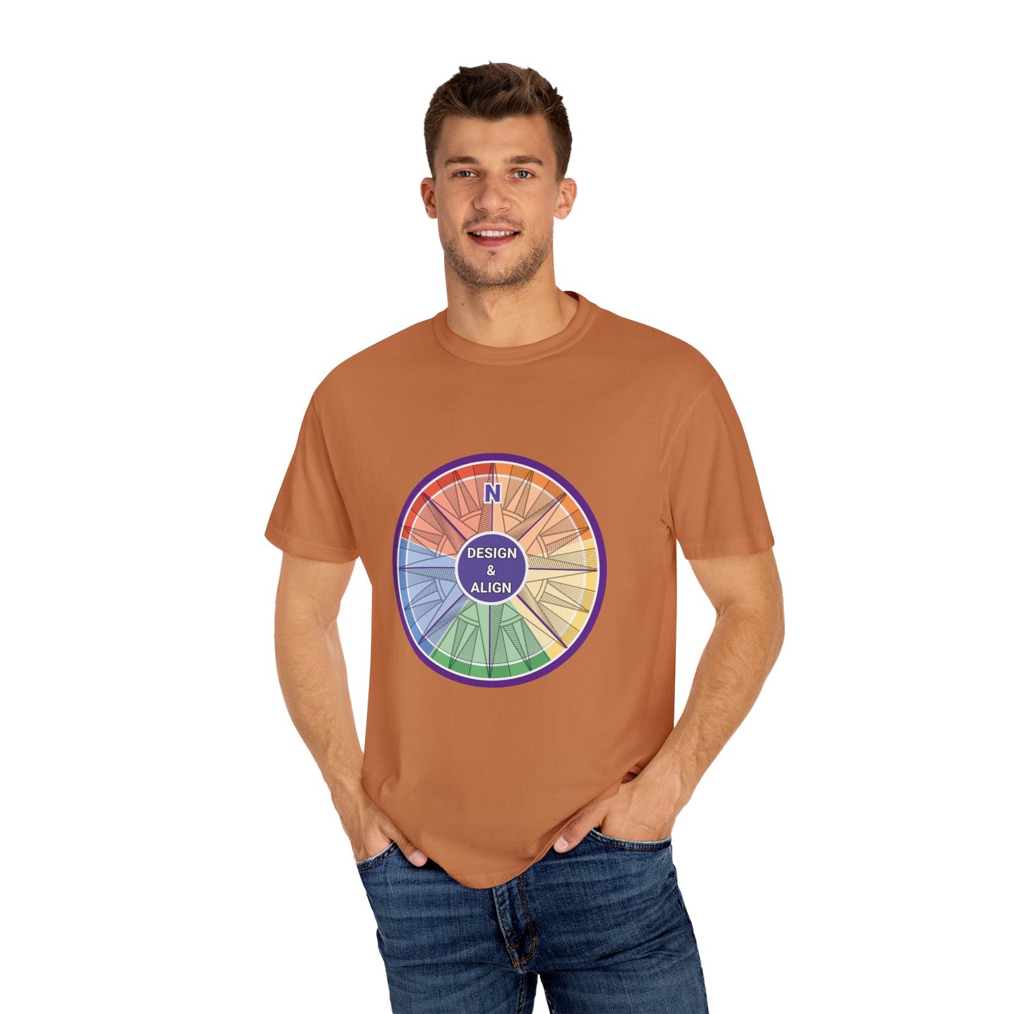 Design and Align Legacy Group Unisex Garment-Dyed T-shirt