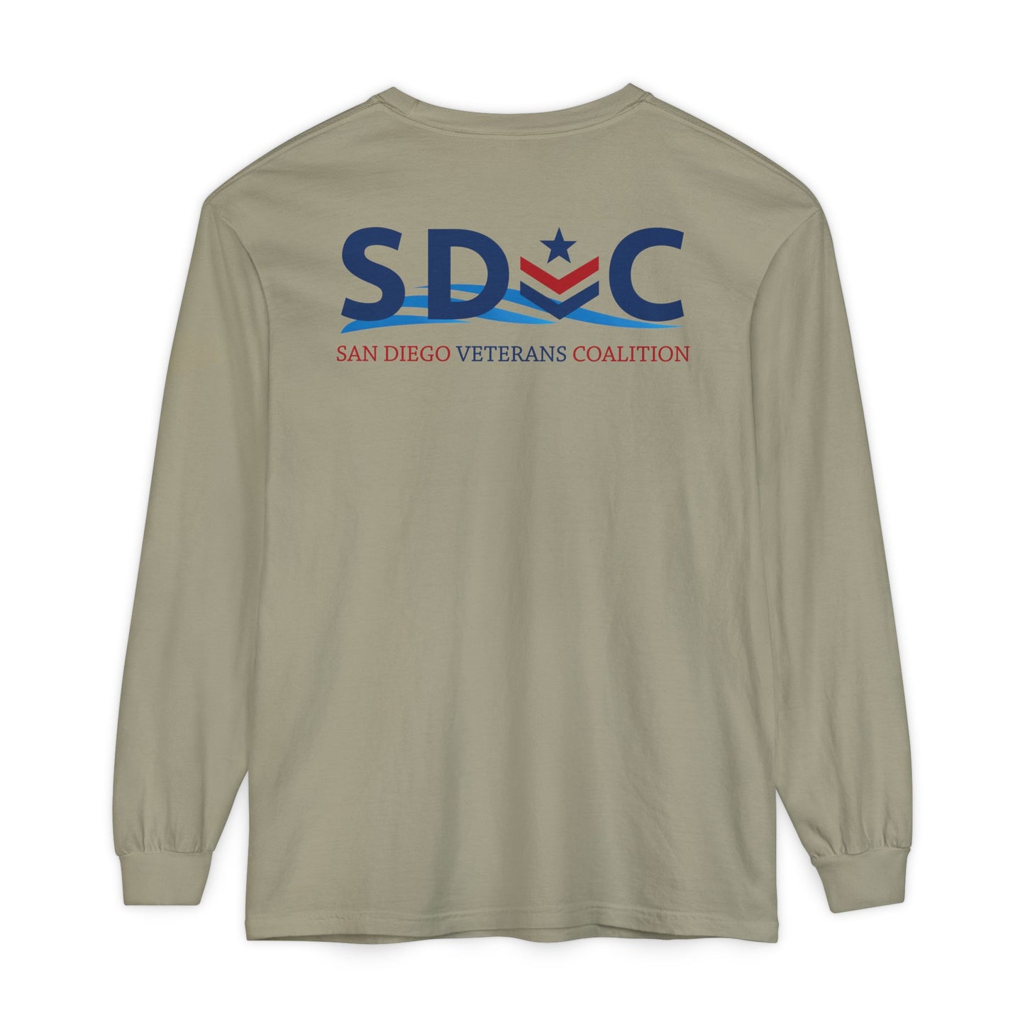 SDVC Unisex Garment-dyed Long Sleeve T-Shirt