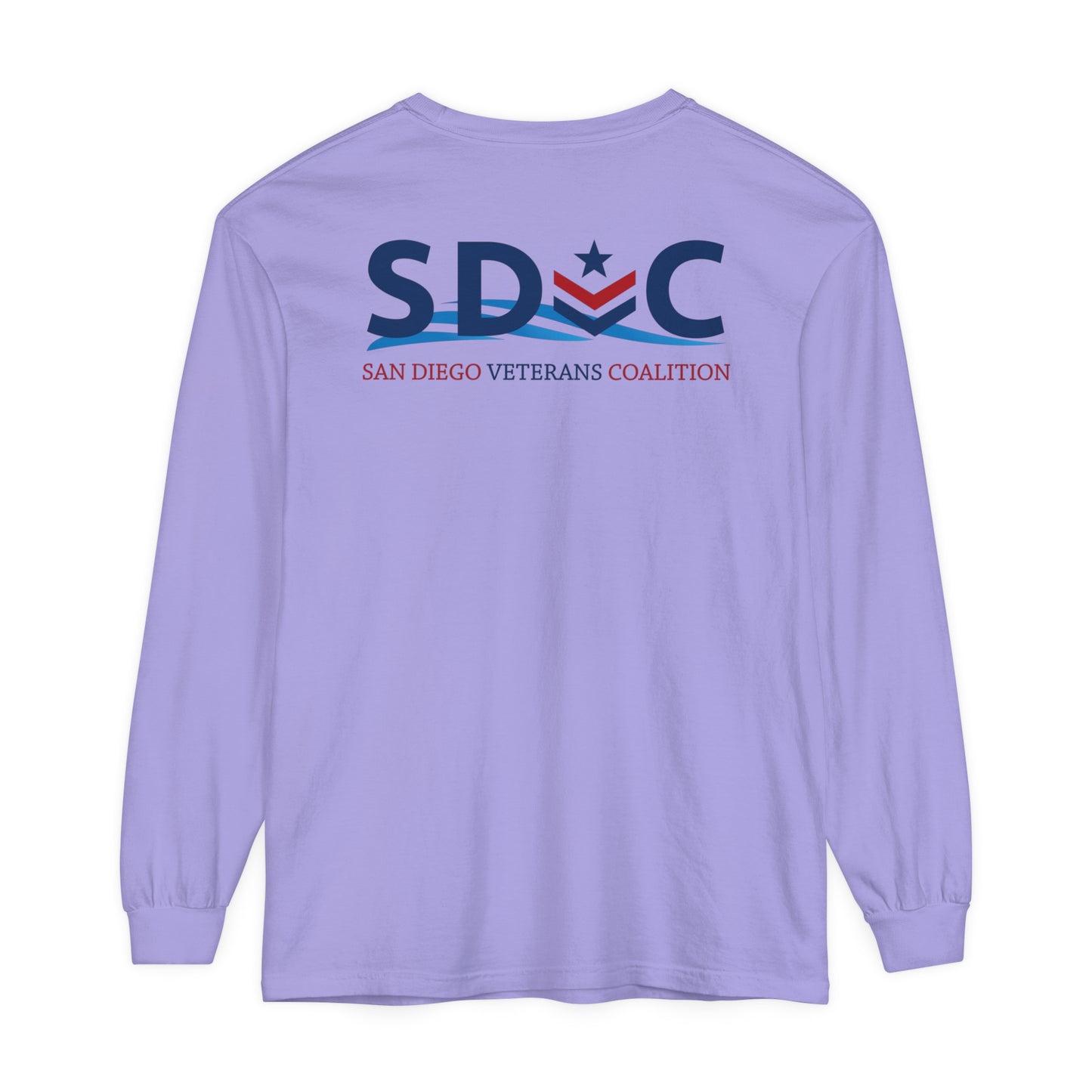 SDVC Unisex Garment-dyed Long Sleeve T-Shirt