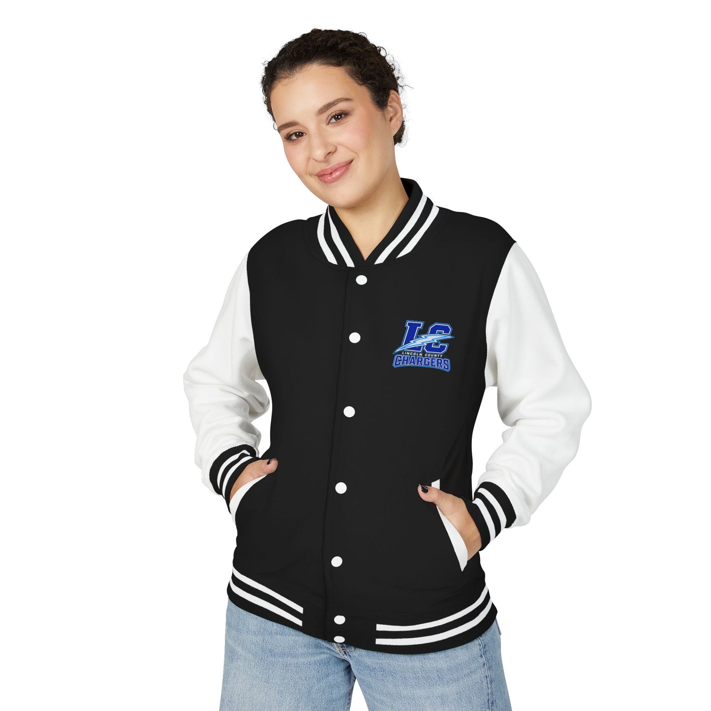 LC Chargers Unisex Heavyweight Letterman Jacket