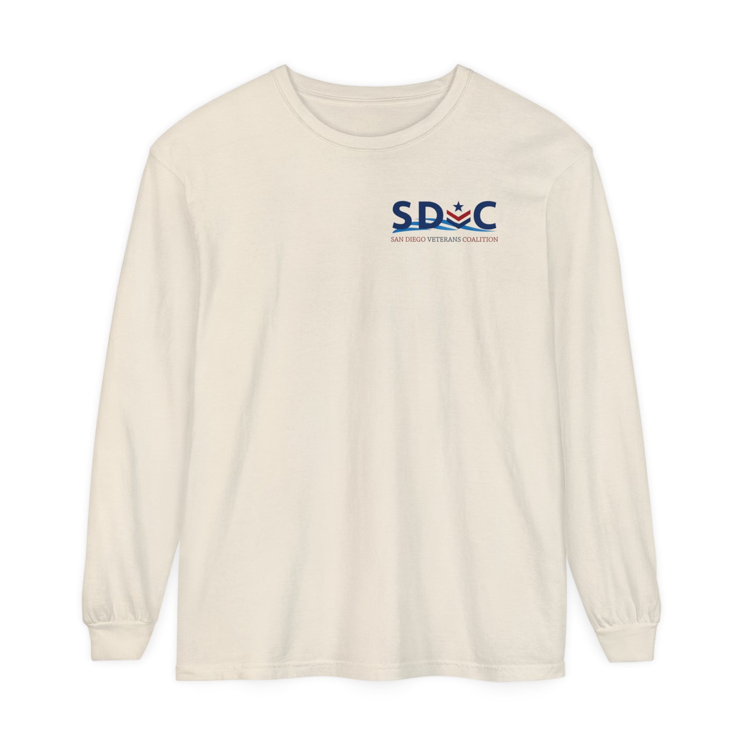 SDVC Unisex Garment-dyed Long Sleeve T-Shirt