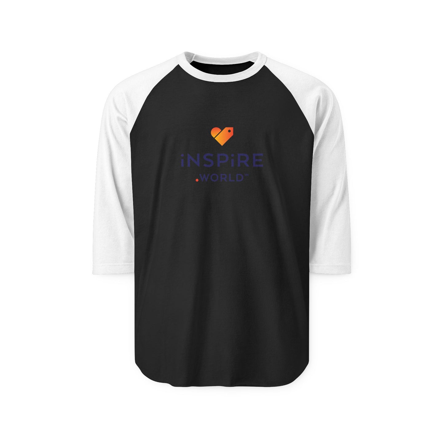 Inspire.World Unisex Three-Quarter Sleeve Raglan Shirt