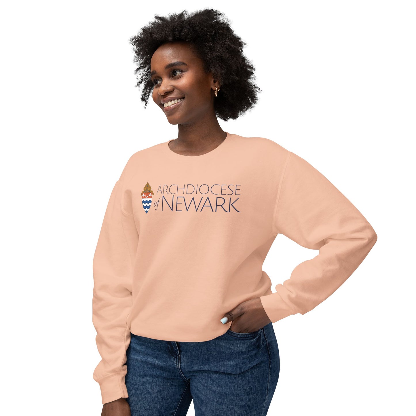 Archdiocese of Newark Unisex Lightweight Crewneck Sweatshirt