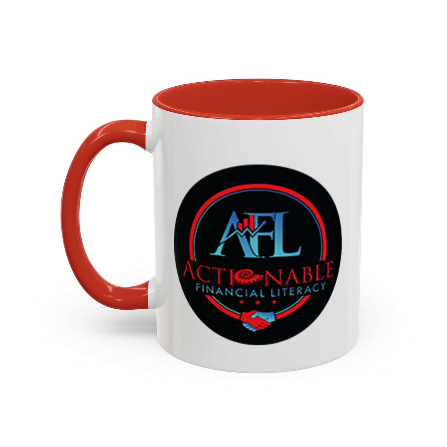 Actionable Financial Literacy Center Accent Coffee Mug (11oz)