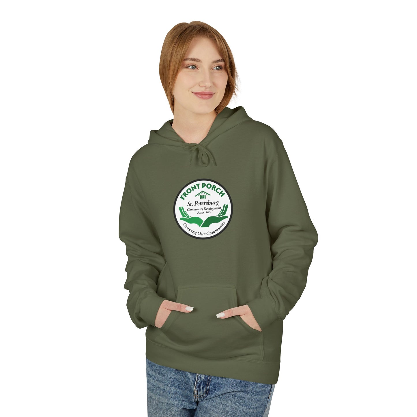 Front Porch Unisex Midweight Softstyle Fleece Hoodie