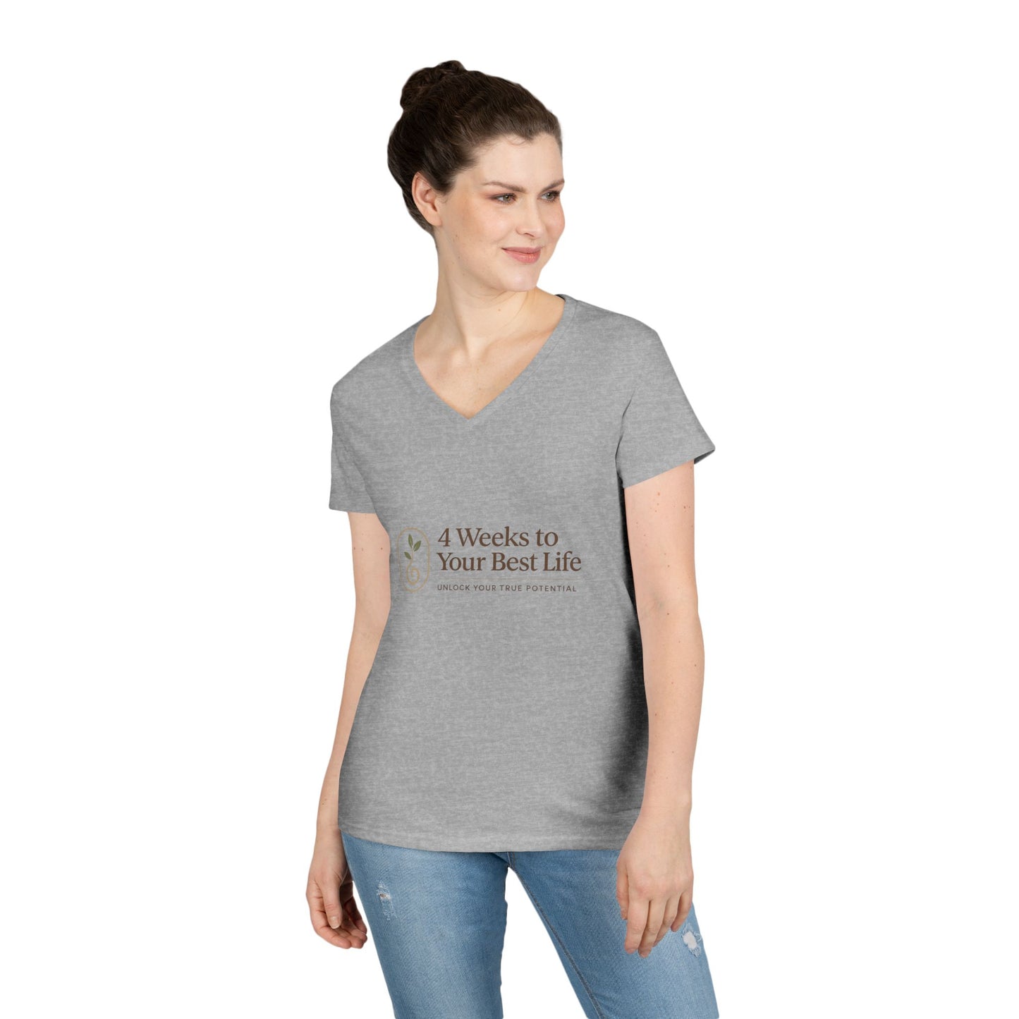 Roger Burnley Coaching Ladies' V-Neck T-Shirt
