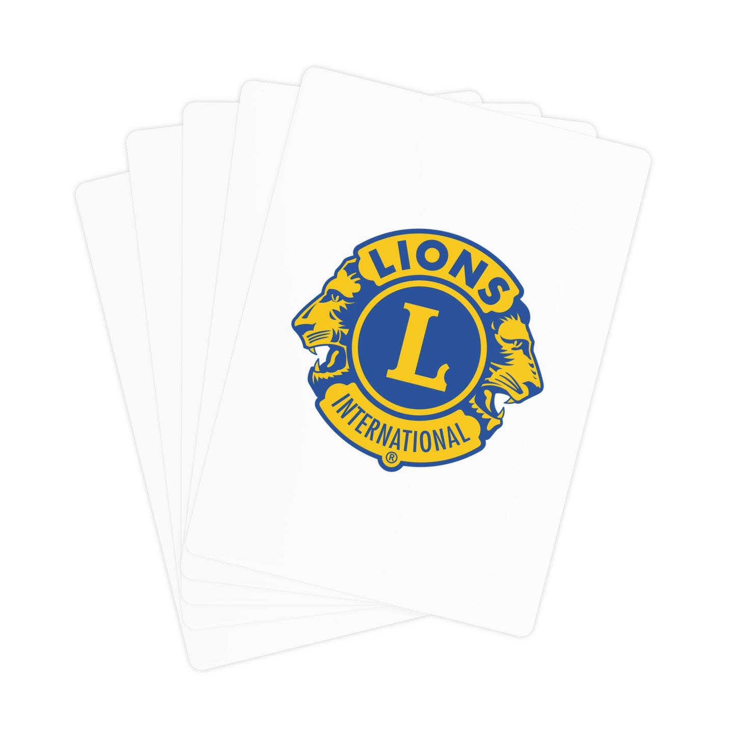 Lions Club International Poker Cards