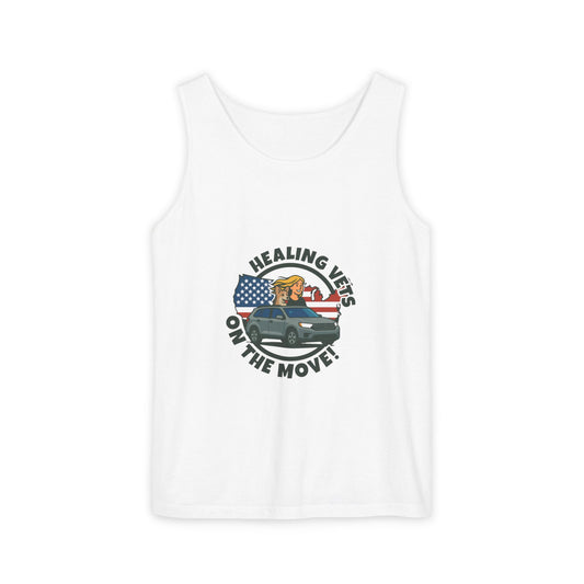 Healing Vets on the Move Unisex Garment-Dyed Tank Top