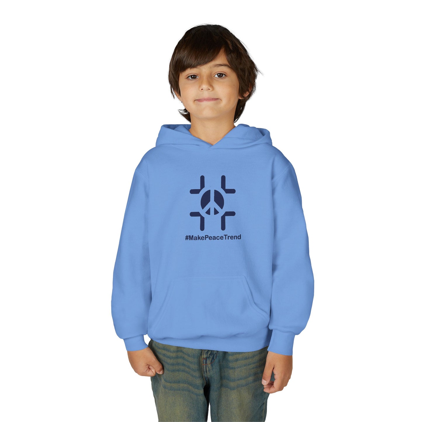 Peace Day Youth Heavy Blend Hooded Sweatshirt