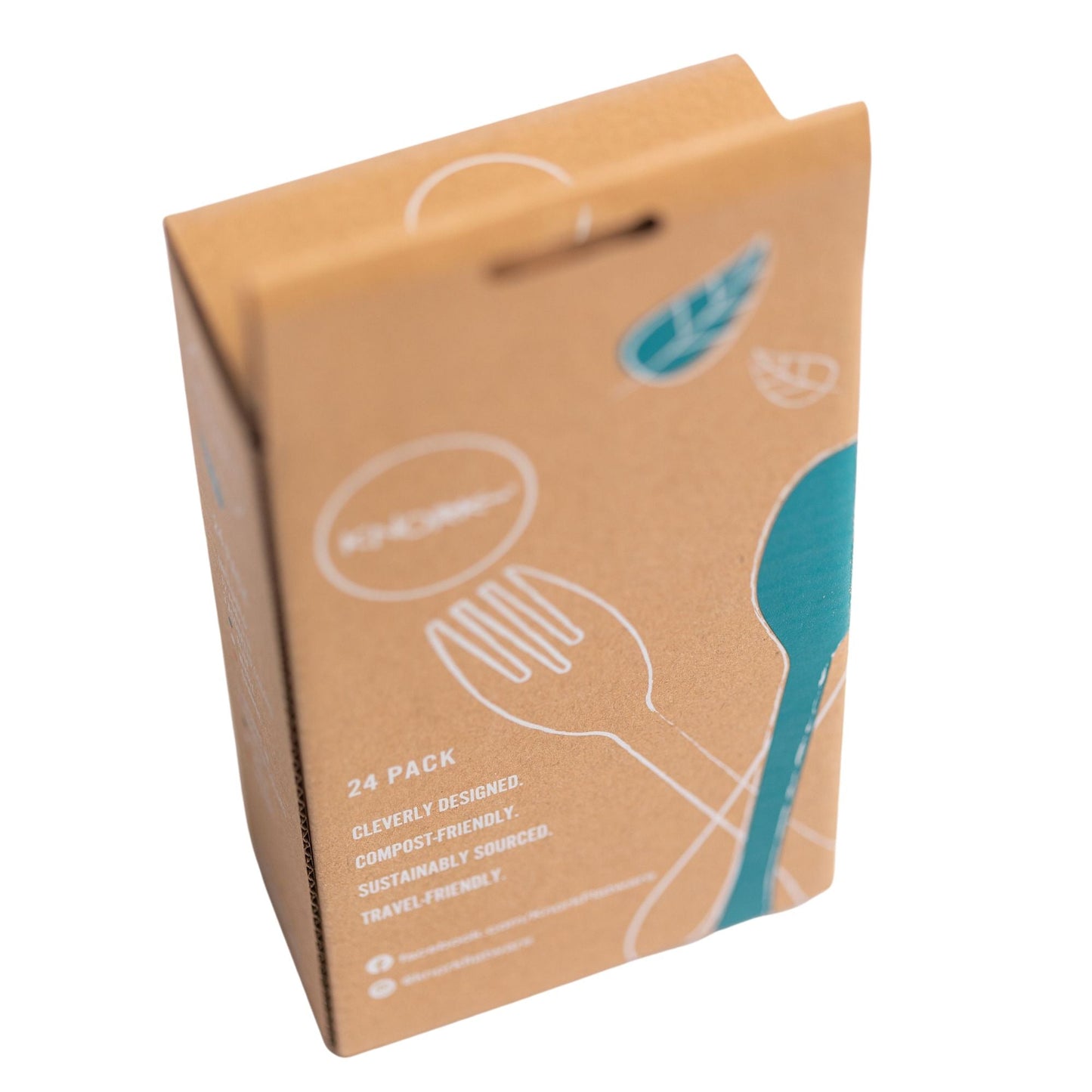 KNORK Eco 24 Pack Bamboo Flatware Set