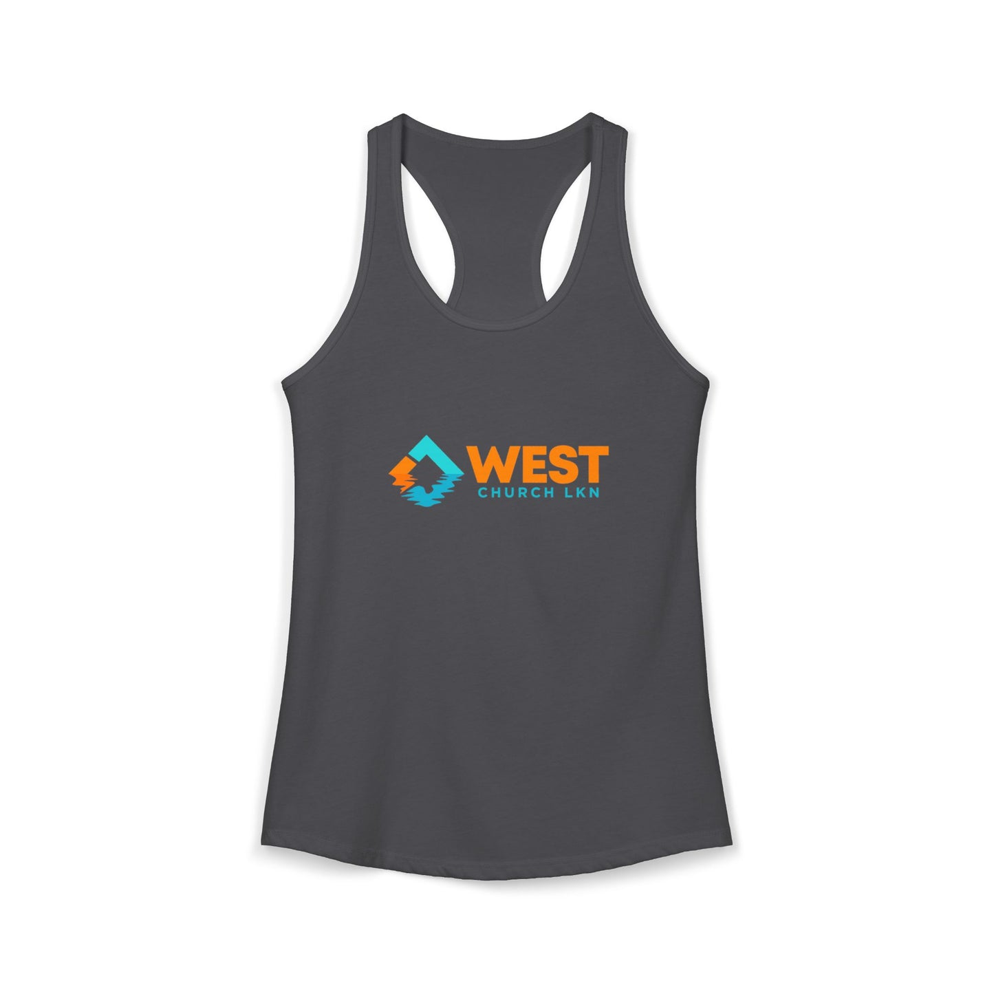 West Church LKN (full color) Women's Ideal Racerback Tank